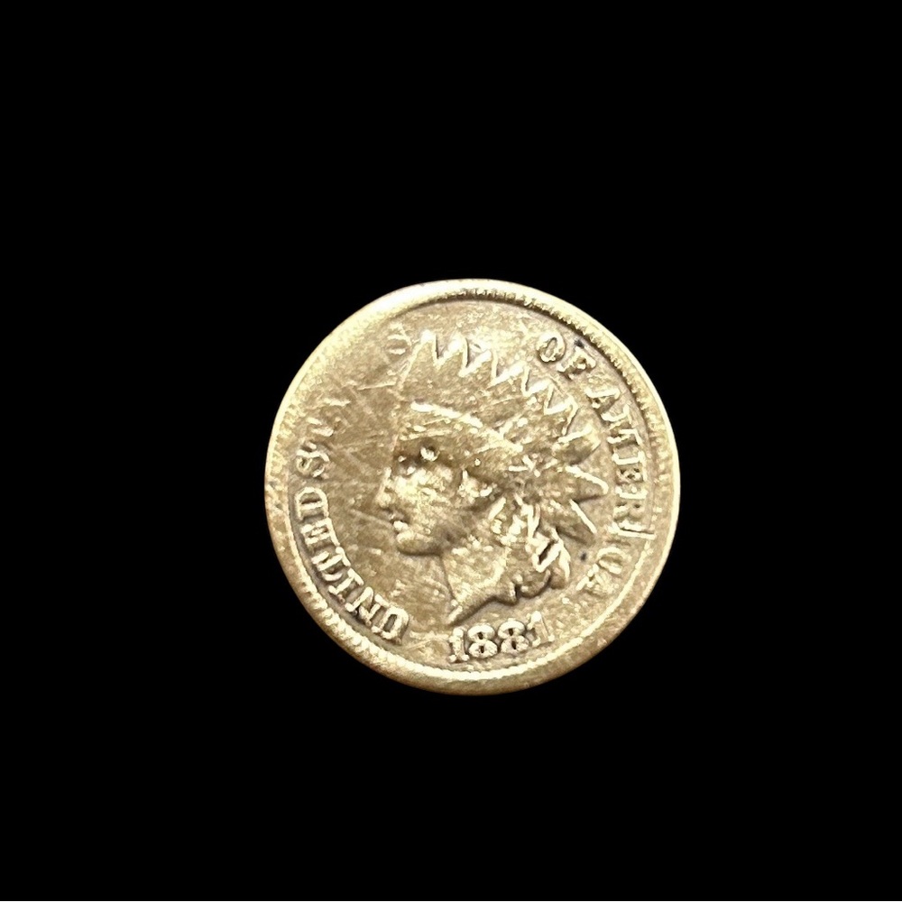 Indian Head Penny One Cent- 1881